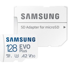 Карта памяти micro SDXC 128GB Samsung EVO Plus UHS-I U3 A2 + ADP 130Mb/s (MB-MC128KA)