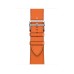 Apple Watch Hermes Series 8 41mm Silver Stainless Steel Case with Single Tour, Orange (оранжевый)