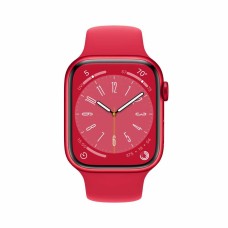 Apple Watch Series 8 41mm Red Aluminum Case with Sport Band, Red