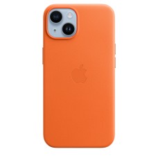 Кожаный чехол MagSafe для iPhone 14 - Orange (MPP83ZM/A)