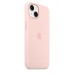 Силиконовый чехол MagSafe для iPhone 13, цвет «розовый мел»