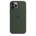 Силиконовый чехол MagSafe для iPhone 12 Pro Max (Зеленый)