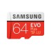 Карта памяти Samsung 128Gb MicroSD EVO Plus + SD адаптер (MB-MC128HA)