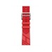 Apple Watch Hermes Series 8 41mm Silver Stainless Steel Case with Jumping Single Tour, Rose Texas/Rouge Piment (красный)