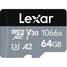 Карта памяти Lexar Professional 1066x microSDXC 64 ГБ (LMS1066064G-BNANG)