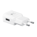 Samsung Сетевое зарядное устройство EP-TA20EWECGRU + кабель USB Type-C, белый