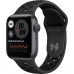 Часы Apple Watch SE GPS 40mm Aluminum Case with Sport Band 2021 (Серый космос/Темная ночь)