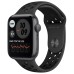 Умные часы Apple Watch SE GPS 44мм Aluminum Case with Nike Sport Band, серый космос/антрацитовый/черный