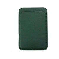 K-Doo / Визитница на магните, картхолдер на телефон, кредитница, чехол для телефона Leather Wallet Case, зеленый