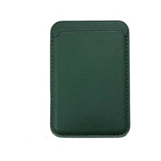 K-Doo / Визитница на магните, картхолдер на телефон, кредитница, чехол для телефона Leather Wallet Case, зеленый