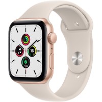Часы Apple Watch SE GPS 44mm Aluminum Case with Sport Band 2021 (Золотой/сияющая звезда)