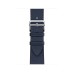 Apple Watch Hermes Series 8 41mm Silver Stainless Steel Case with Single Tour, Navy (синий)